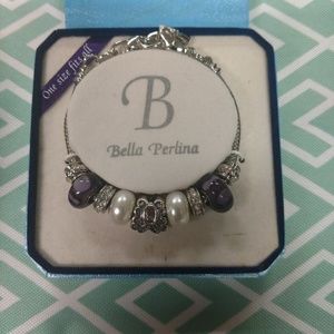 NEW Gorgeous Bella Perlina Charm Bracelet